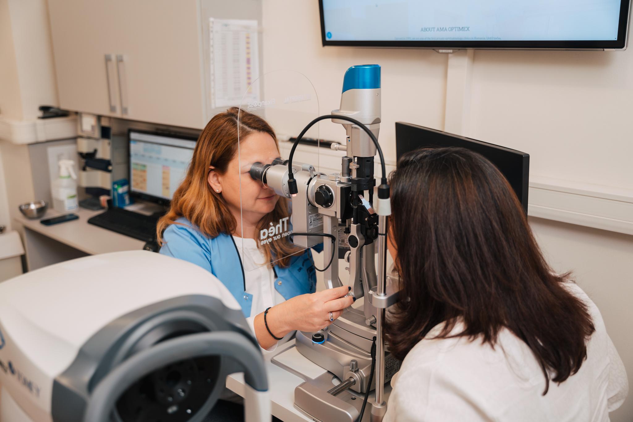 Evaluarea vederii dupa corectia miopiei si astigmatismului prin chirurgie refractiva.